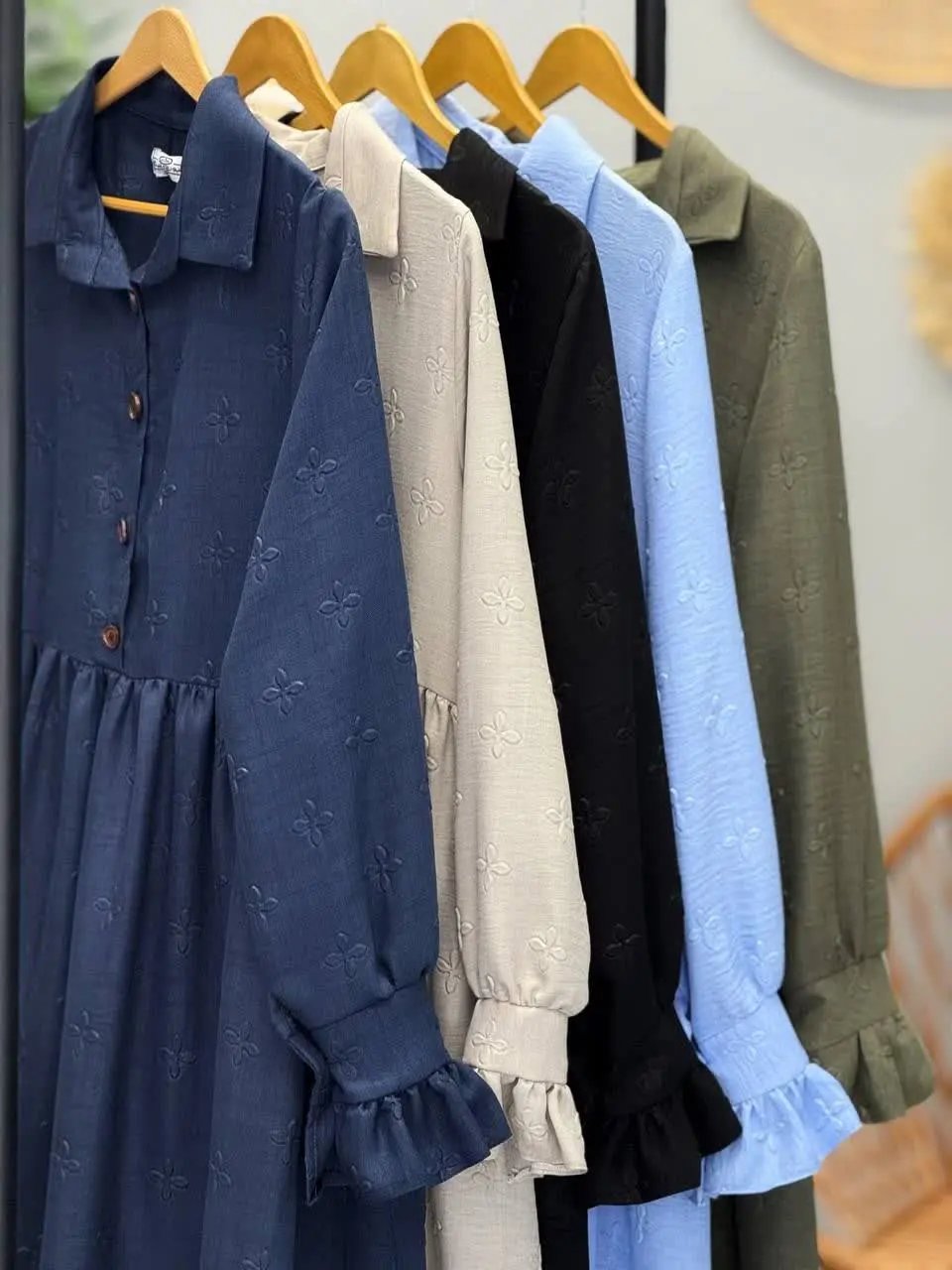 3416-پیراهن مزونی ویشکا